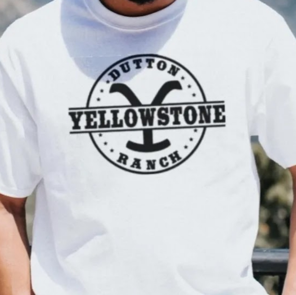 Handmade Yellowstone Logo Tee: Classic Style for True Fans!